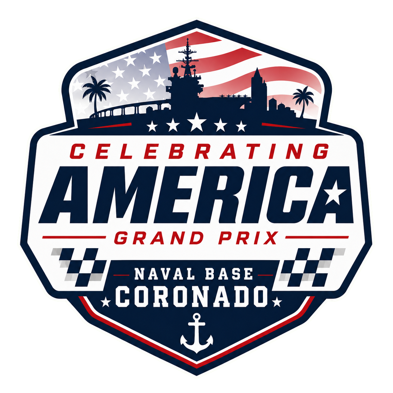 Celebrating America Grand Prix logo
